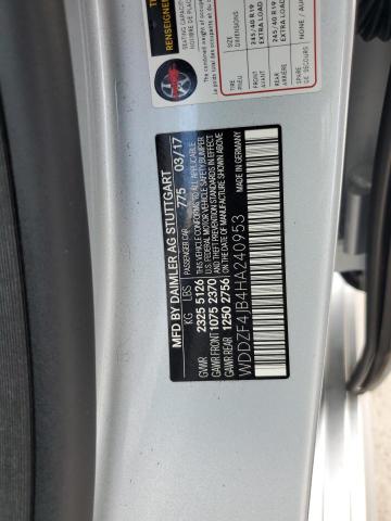 Aukcja sprzedaży 2017 Mercedes-benz E, vin: WDDZF4JB4HA240953, numer aukcji: 70816265