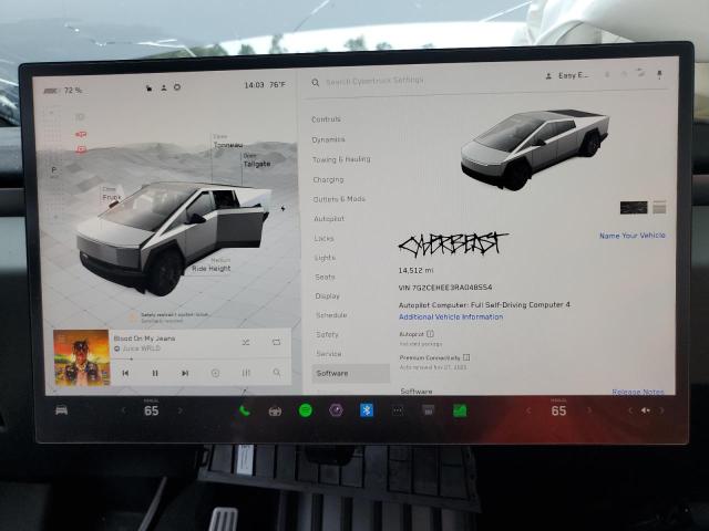 2024 Tesla Cybertruck მანქანა იყიდება აუქციონზე, vin: 7G2CEHEE3RA048554, აუქციონის ნომერი: 69672765