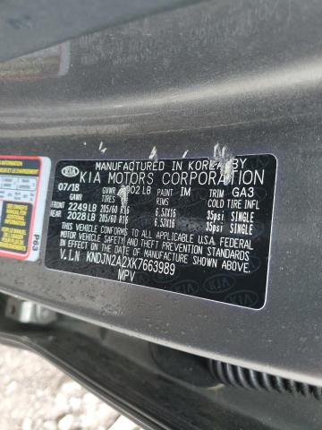 Aukcja sprzedaży 2019 Kia Soul, vin: KNDJN2A2XK7663989, numer aukcji: 69908415