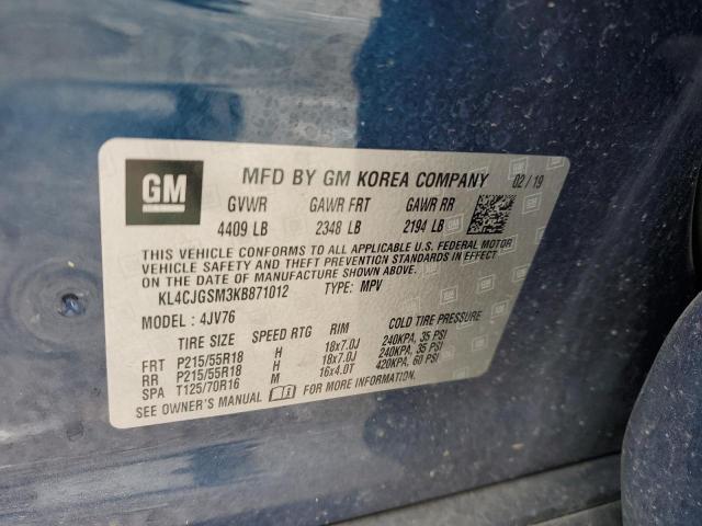 Продажа на аукционе авто 2019 Buick Encore, vin: KL4CJGSM3KB871012, номер лота: 68001415