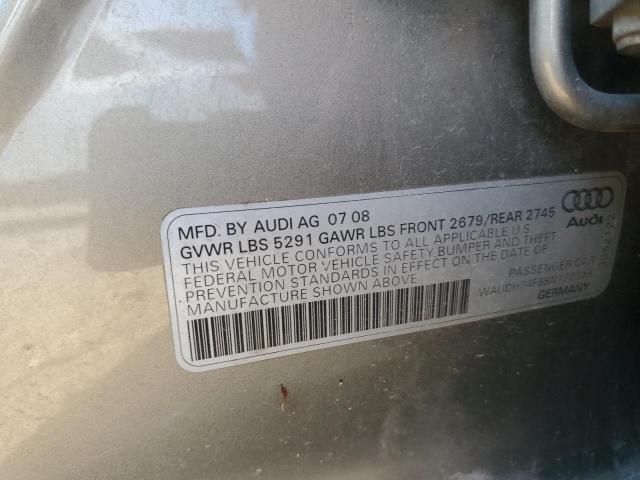 Aukcja sprzedaży 2008 Audi A6, vin: WAUDH74F88N172399, numer aukcji: 69682755