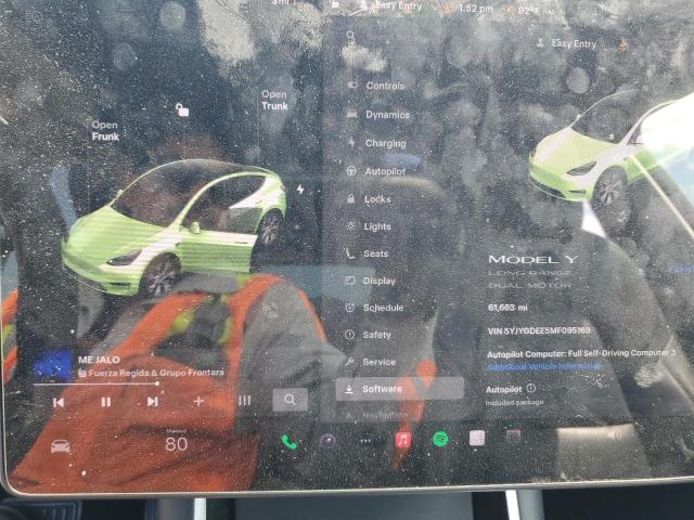 Продаж на аукціоні авто 2021 Tesla Model Y, vin: 5YJYGDEE5MF095169, номер лоту: 70382385