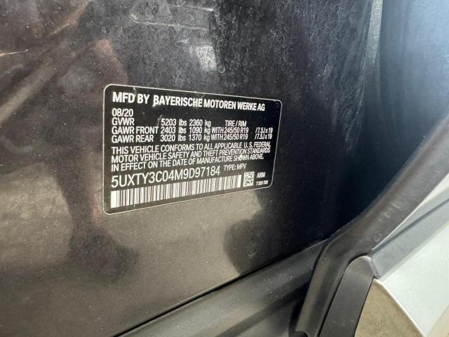68011975 :رقم المزاد ، 5UXTY3C04M9D97184 vin ، 2021 Bmw X3 Sdrive3 مزاد بيع