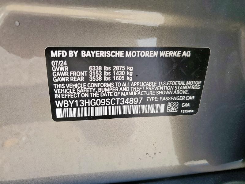 Продаж на аукціоні авто 2025 Bmw I5 Xdrive, vin: WBY13HG09SCT34897, номер лоту: 68689645