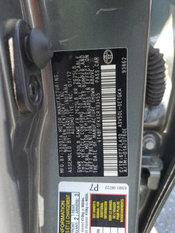 58127825 :رقم المزاد ، 4T4BF1FKXCR193455 vin ، 2012 Toyota Camry مزاد بيع