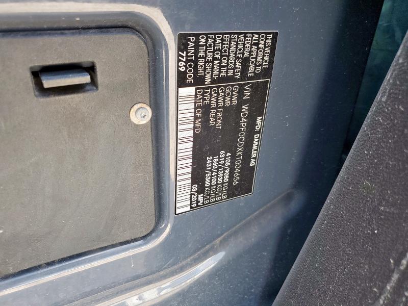 Продаж на аукціоні авто 2019 Mercedes-benz Sprinter 2, vin: WD4PF0CDXKT004656, номер лоту: 68793125
