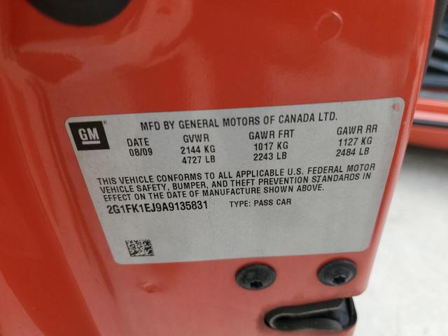 Продаж на аукціоні авто 2010 Chevrolet Camaro Ss, vin: 2G1FK1EJ9A9135831, номер лоту: 68845235