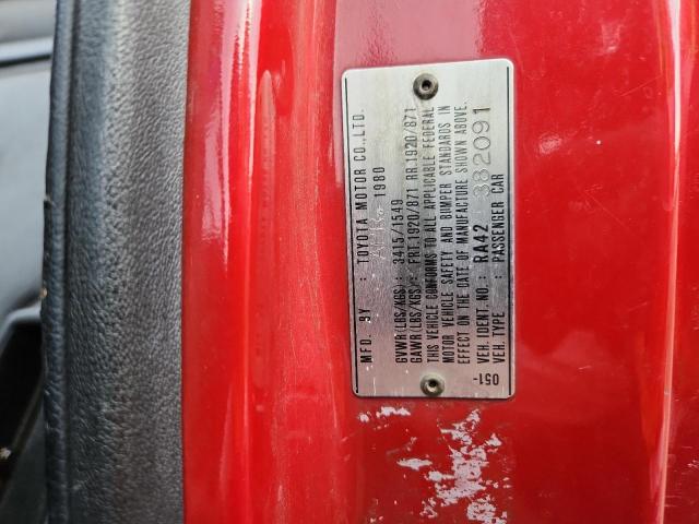 Продаж на аукціоні авто 1980 Toyota Celica, vin: RA42382091, номер лоту: 70841995