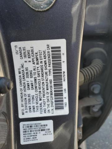 Продаж на аукціоні авто 2019 Honda Civic Sport, vin: 2HGFC2F86KH561460, номер лоту: 69794255