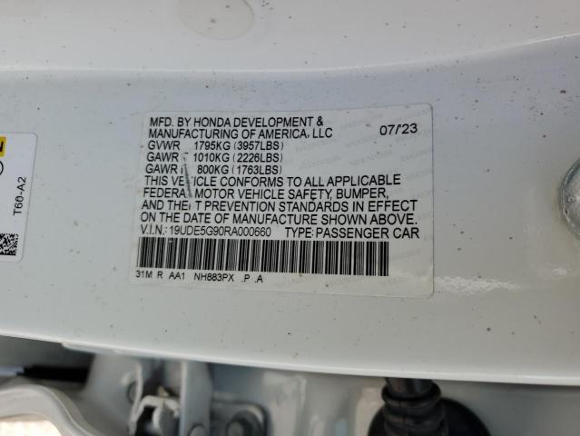 69975275 :رقم المزاد ، 19UDE5G90RA000660 vin ، 2024 Acura Integra مزاد بيع