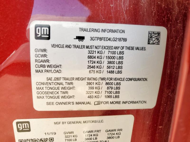 59392883 :رقم المزاد ، 3GTU9FEL4MG162406 vin ، 2021 Gmc Sierra مزاد بيع