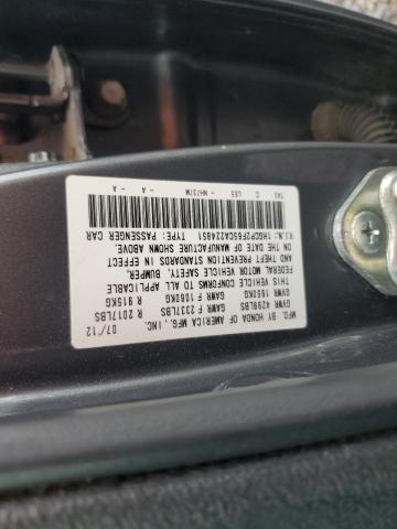 Aukcja sprzedaży 2012 Honda Accord, vin: 1HGCP2F65CA224851, numer aukcji: 69510545