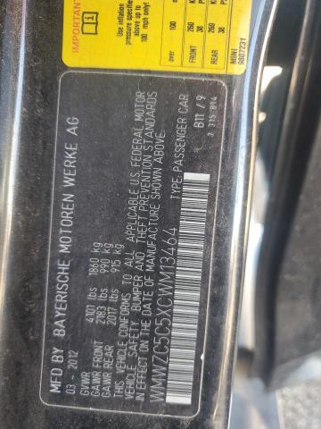 67629785 :رقم المزاد ، WMWZC5C5XCWM13464 vin ، 2012 Mini Cooper S C مزاد بيع