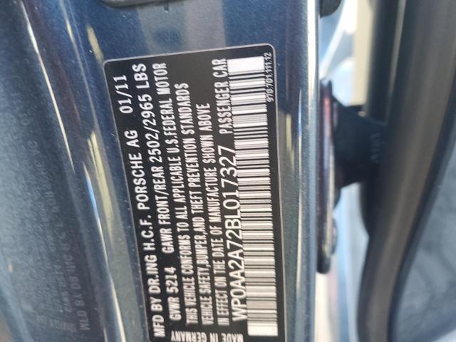 70065745 :رقم المزاد ، WP0AA2A72BL017327 vin ، 2011 Porsche Panamera 2 مزاد بيع