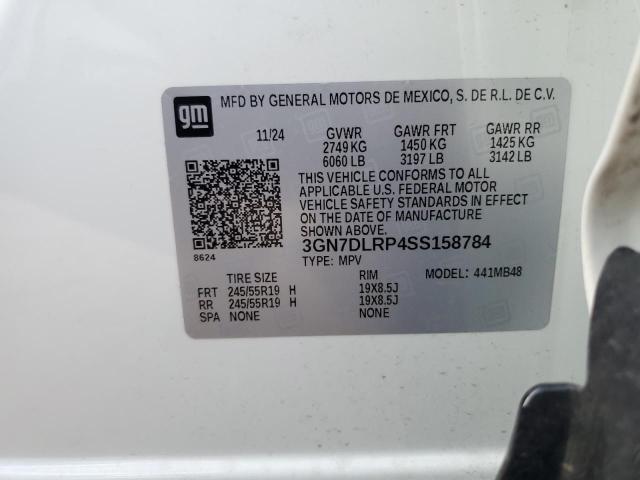 Aukcja sprzedaży 2025 Chevrolet Equinox Lt, vin: 3GN7DLRP4SS158784, numer aukcji: 70702795