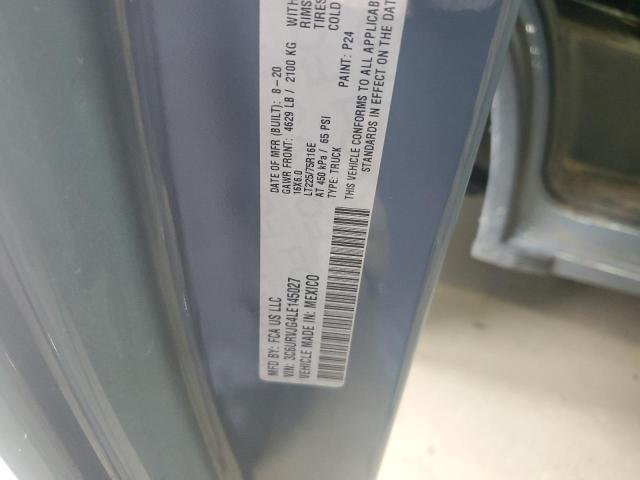 Aukcja sprzedaży 2020 Ram Promaster 3500, vin: 3C6URVJG4LE145027, numer aukcji: 68788015