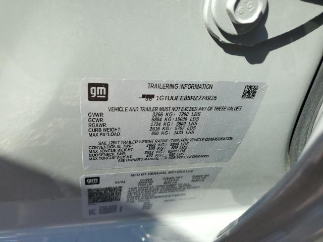 Продажа на аукционе авто 2024 Gmc Sierra, vin: 1GTUUEE85RZ274935, номер лота: 68439605