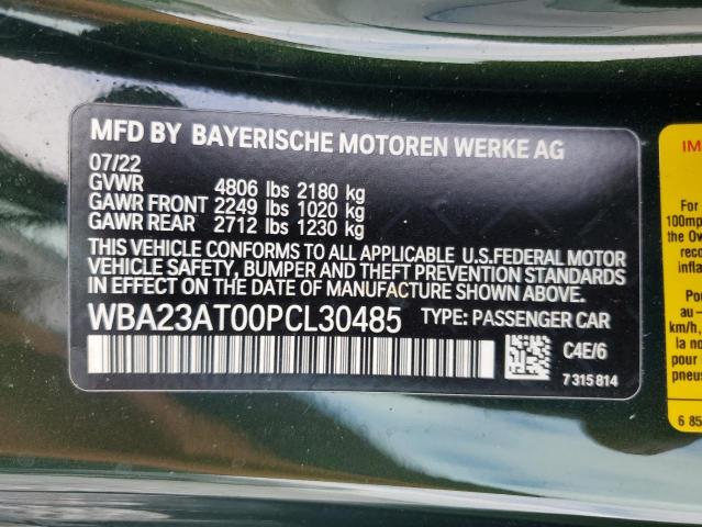 Продаж на аукціоні авто 2023 Bmw 430i, vin: WBA23AT00PCL30485, номер лоту: 70545845
