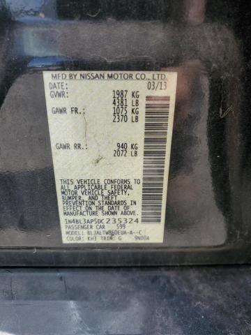 2013 Nissan Altima 3.5 მანქანა იყიდება აუქციონზე, vin: 1N4BL3AP5DC235324, აუქციონის ნომერი: 70366795