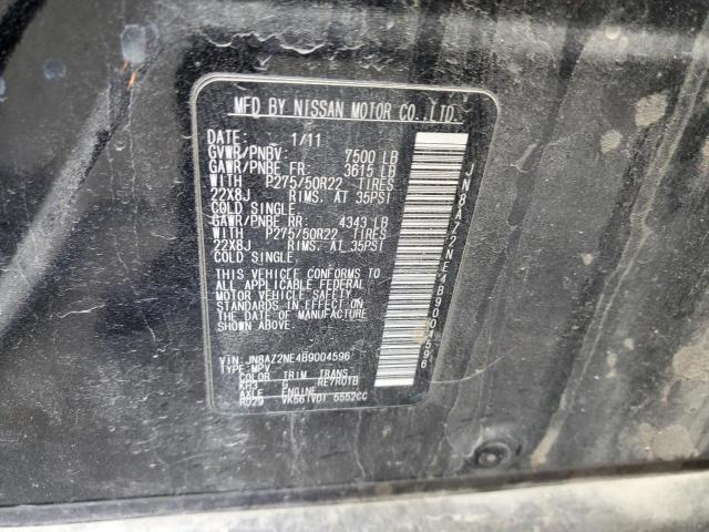 Продажа на аукционе авто 2011 Infiniti Qx56, vin: JN8AZ2NE4B9004596, номер лота: 67865735