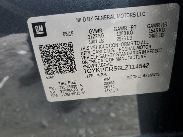 Aukcja sprzedaży 2020 Cadillac Xt6 Premium Luxury, vin: 1GYKPCRS6LZ114542, numer aukcji: 69566515