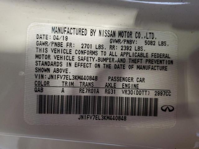 Aukcja sprzedaży 2019 Infiniti Q60 Red Sp, vin: JN1FV7EL3KM440848, numer aukcji: 67988125