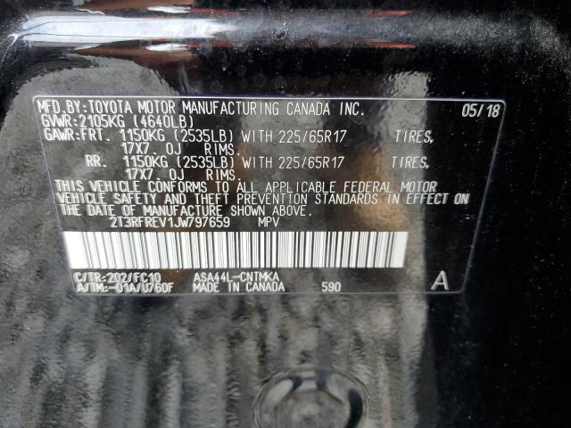 Aukcja sprzedaży 2018 Toyota Rav4, vin: 2T3RFREV1JW797659, numer aukcji: 68690295