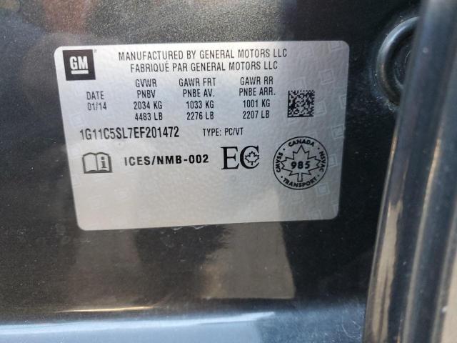 Aukcja sprzedaży 2014 Chevrolet Malibu, vin: 1G11C5SL7EF201472, numer aukcji: 69921895