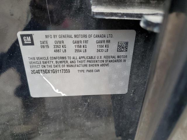 Продажа на аукционе авто 2016 Buick Regal Prem, vin: 2G4GT5GX1G9117359, номер лота: 70772075
