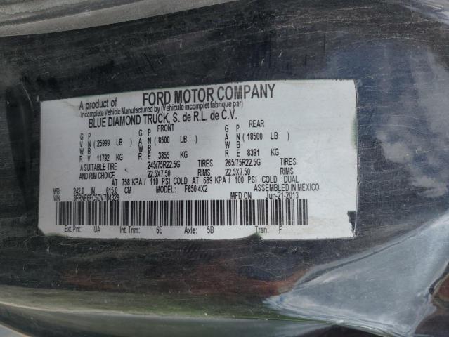 2013 Ford F650 Super მანქანა იყიდება აუქციონზე, vin: 3FRNF6FC5DV784328, აუქციონის ნომერი: 69801875
