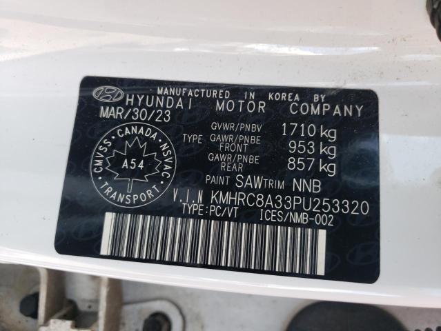 Aukcja sprzedaży 2023 Hyundai Venue, vin: KMHRC8A33PU253320, numer aukcji: 69985245