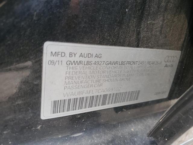 Продажа на аукционе авто 2012 Audi A4 Premium, vin: WAUBFAFL7CA069102, номер лота: 66983425