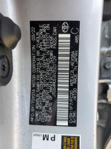 Продажа на аукционе авто 2022 Toyota Corolla, vin: JTDS4MCE6N3507129, номер лота: 68827995