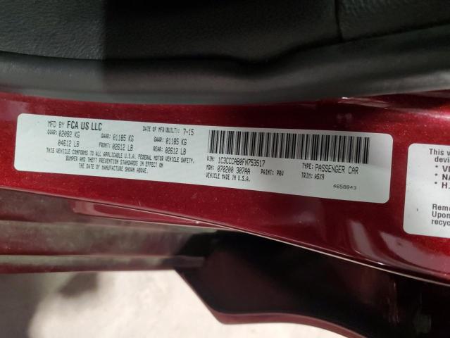Aukcja sprzedaży 2015 Chrysler 200, vin: 1C3CCCAB0FN753517, numer aukcji: 67456085