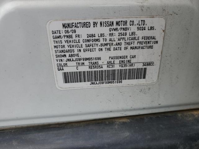 Продажа на аукционе авто 2009 Infiniti Ex35, vin: JNKAJ09F99M951696, номер лота: 68595365