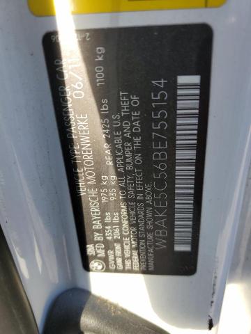 2011 Bmw 328 მანქანა იყიდება აუქციონზე, vin: WBAKE5C56BE755154, აუქციონის ნომერი: 67633965