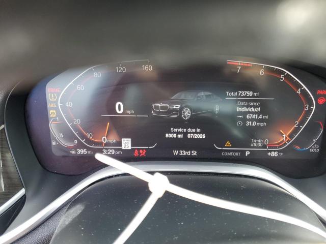 70451075 :رقم المزاد ، WBA7T4C0XNCH65571 vin ، 2022 Bmw 740 مزاد بيع