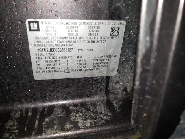 2014 Gmc Sierra K15 მანქანა იყიდება აუქციონზე, vin: 3GTU2UEC0EG568127, აუქციონის ნომერი: 68220465