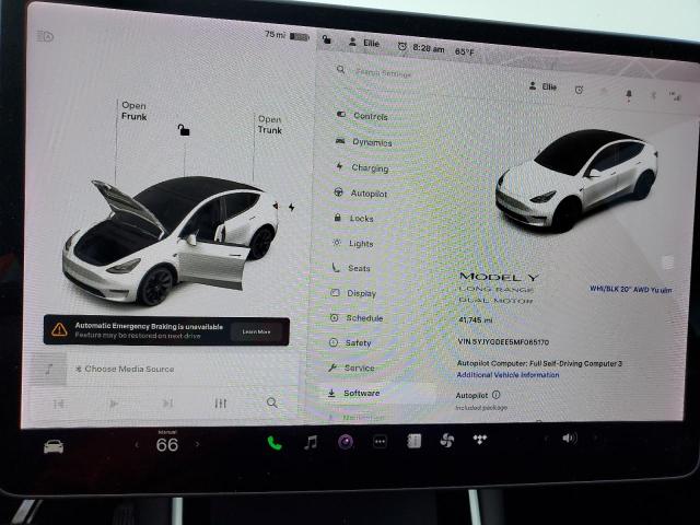 Aukcja sprzedaży 2021 Tesla Model Y, vin: 5YJYGDEE5MF065170, numer aukcji: 67991695