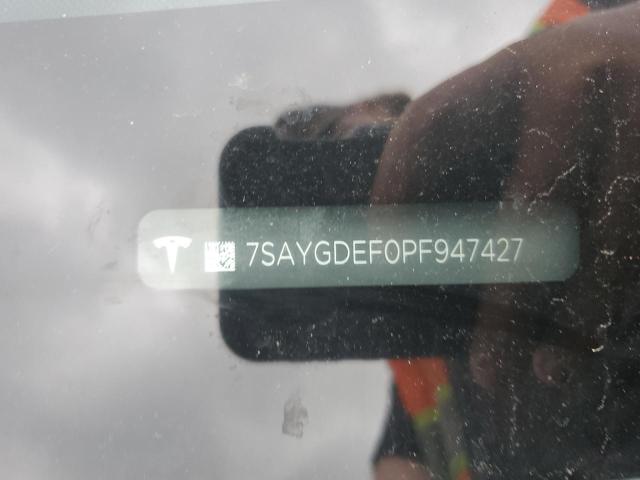 2023 Tesla Model Y მანქანა იყიდება აუქციონზე, vin: 7SAYGDEF0PF947427, აუქციონის ნომერი: 67910025