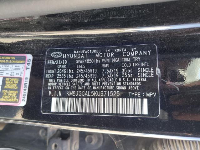 Продажа на аукционе авто 2019 Hyundai Tucson, vin: KM8J3CAL5KU971525, номер лота: 70669205
