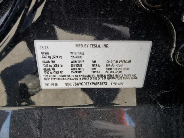 Продажа на аукционе авто 2023 Tesla Model Y, vin: 7SAYGDEEXPA087573, номер лота: 68517905