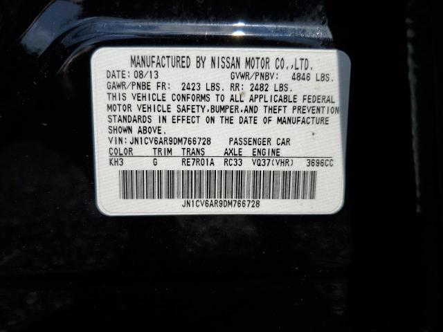 Aukcja sprzedaży 2013 Infiniti G37, vin: JN1CV6AR9DM766728, numer aukcji: 68528485