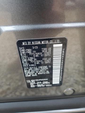 Продаж на аукціоні авто 2023 Nissan Armada Sl, vin: JN8AY2BA4P9404640, номер лоту: 67538355