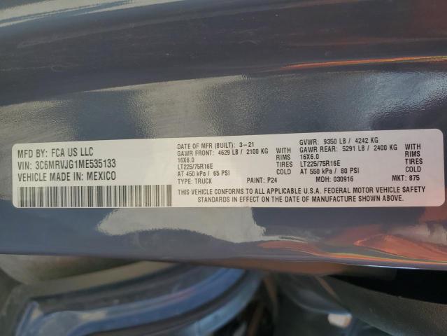 Aukcja sprzedaży 2021 Ram Promaster 3500, vin: 3C6MRVJG1ME535133, numer aukcji: 66254465