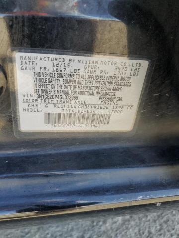 2016 Nissan Versa Note მანქანა იყიდება აუქციონზე, vin: 3N1CE2CP4GL373965, აუქციონის ნომერი: 70627645