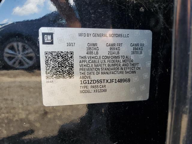 Продажа на аукционе авто 2018 Chevrolet Malibu Lt, vin: 1G1ZD5STXJF148969, номер лота: 69070265
