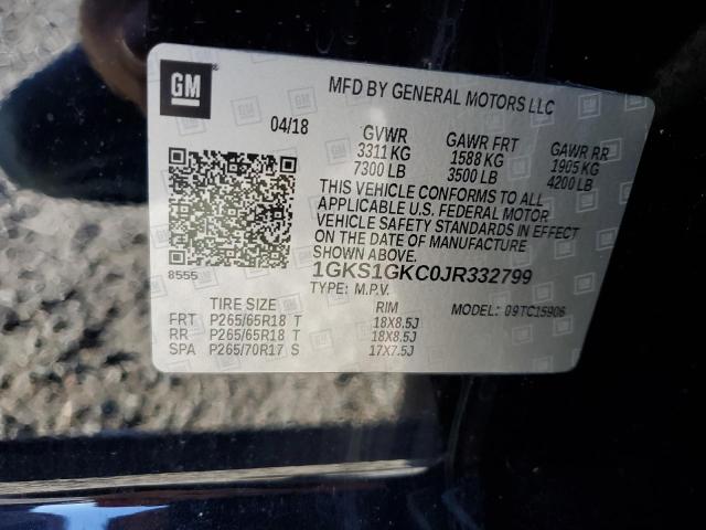 Продажа на аукционе авто 2018 Gmc Yukon Xl C, vin: 1GKS1GKC0JR332799, номер лота: 68890115