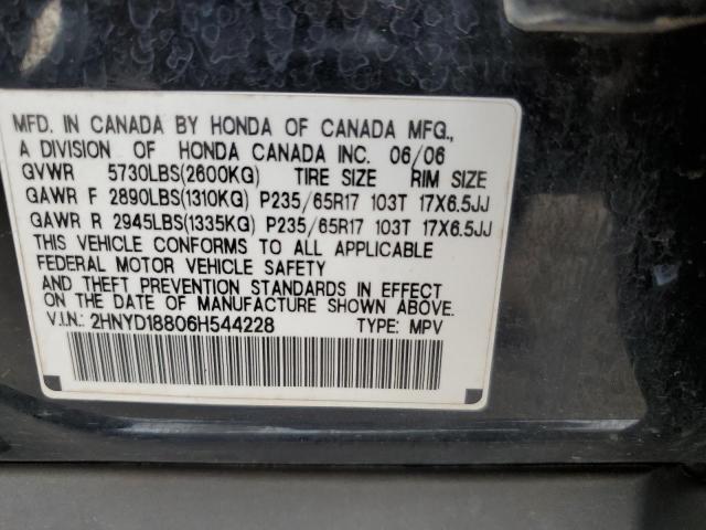 Auction sale of the 2006 Acura Mdx, vin: 2HNYD18806H544228, lot number: 66941215