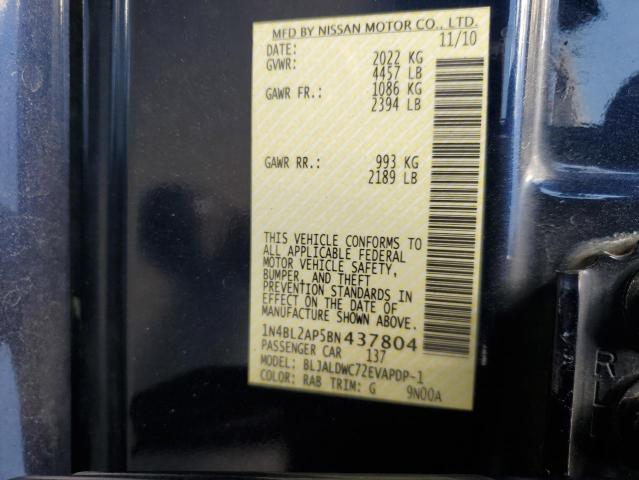 70425195 :رقم المزاد ، 1N4BL2AP5BN437804 vin ، 2011 Nissan Altima مزاد بيع